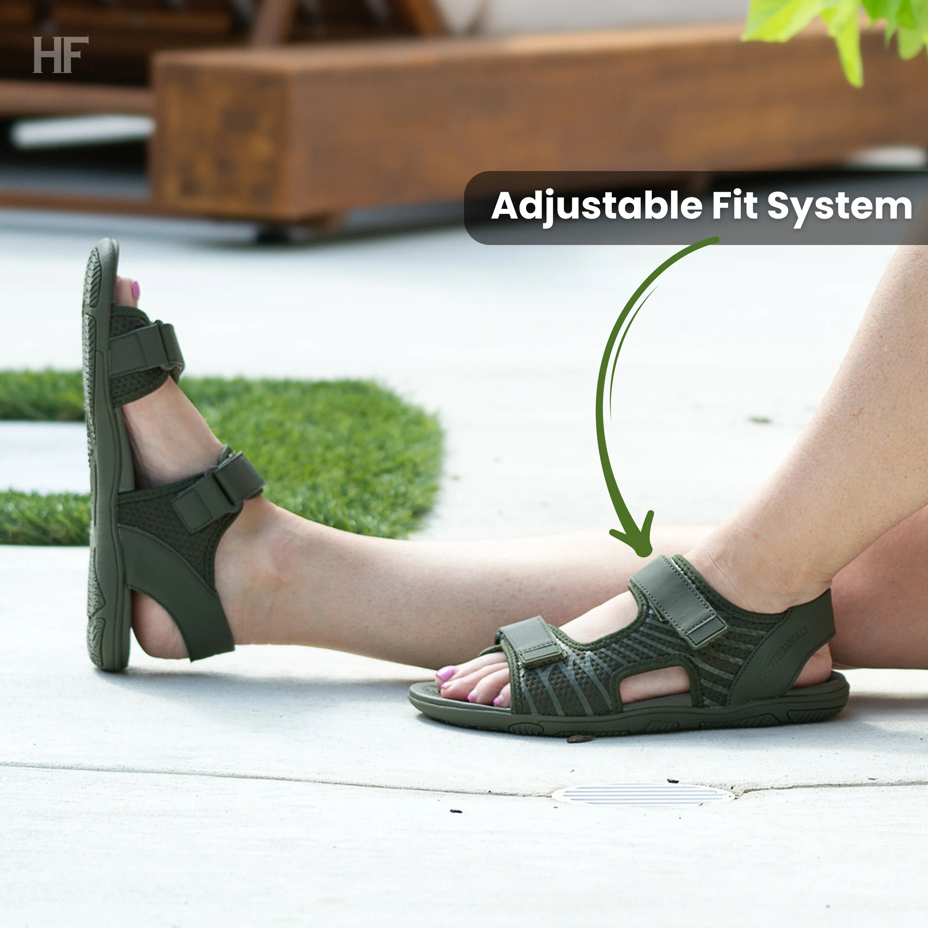 HF Baresandals III - Ergonomisch Voetbed & Ultra-Lichtgewicht Barefoot Sandalen (Unisex)