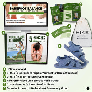 HF Baresandals I - Ergonomisch Voetbed & Ultra-Lichtgewicht Barefoot Sandalen (Unisex)