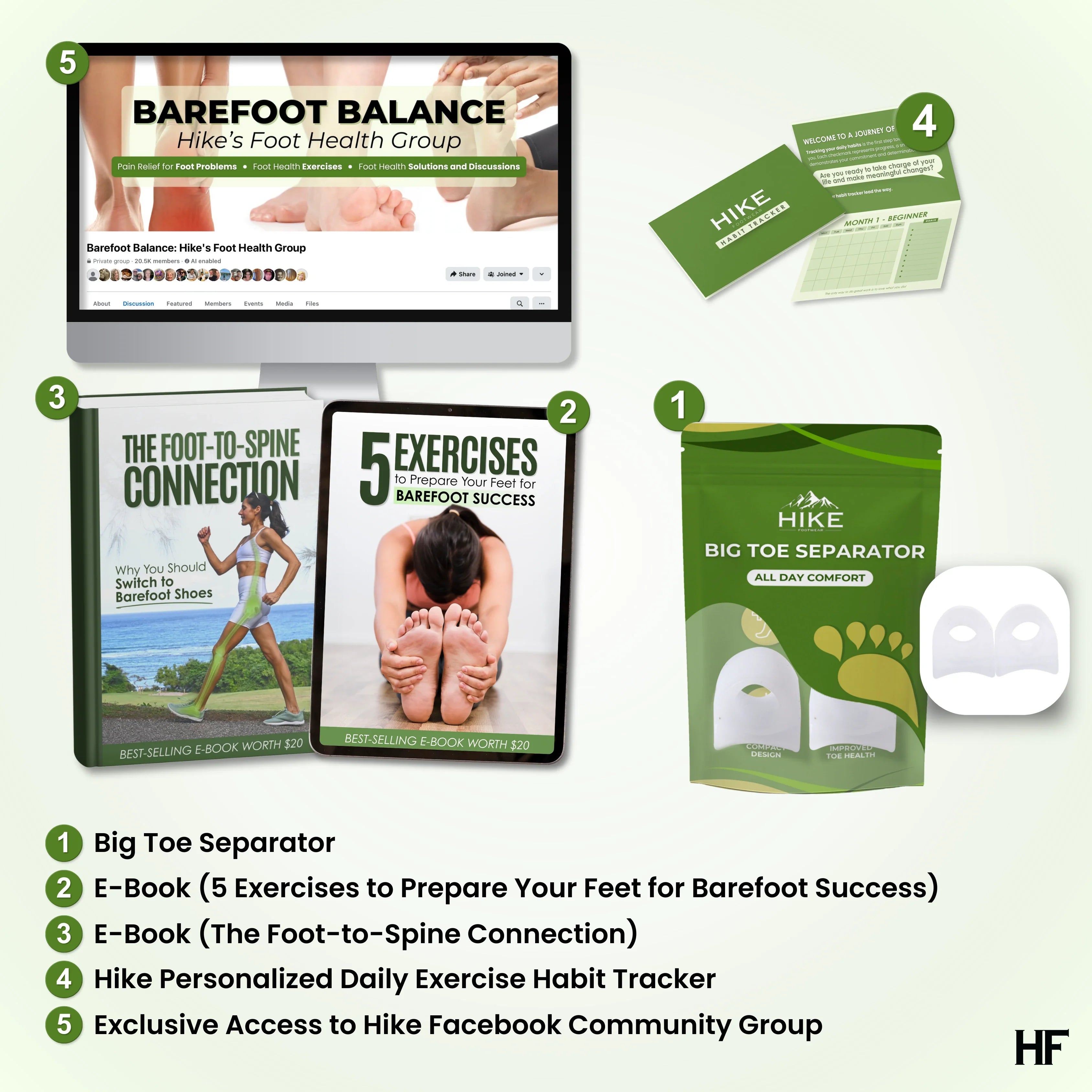 HF Big Toe Separator – For Daily Comfort & Gentle Toe Separation