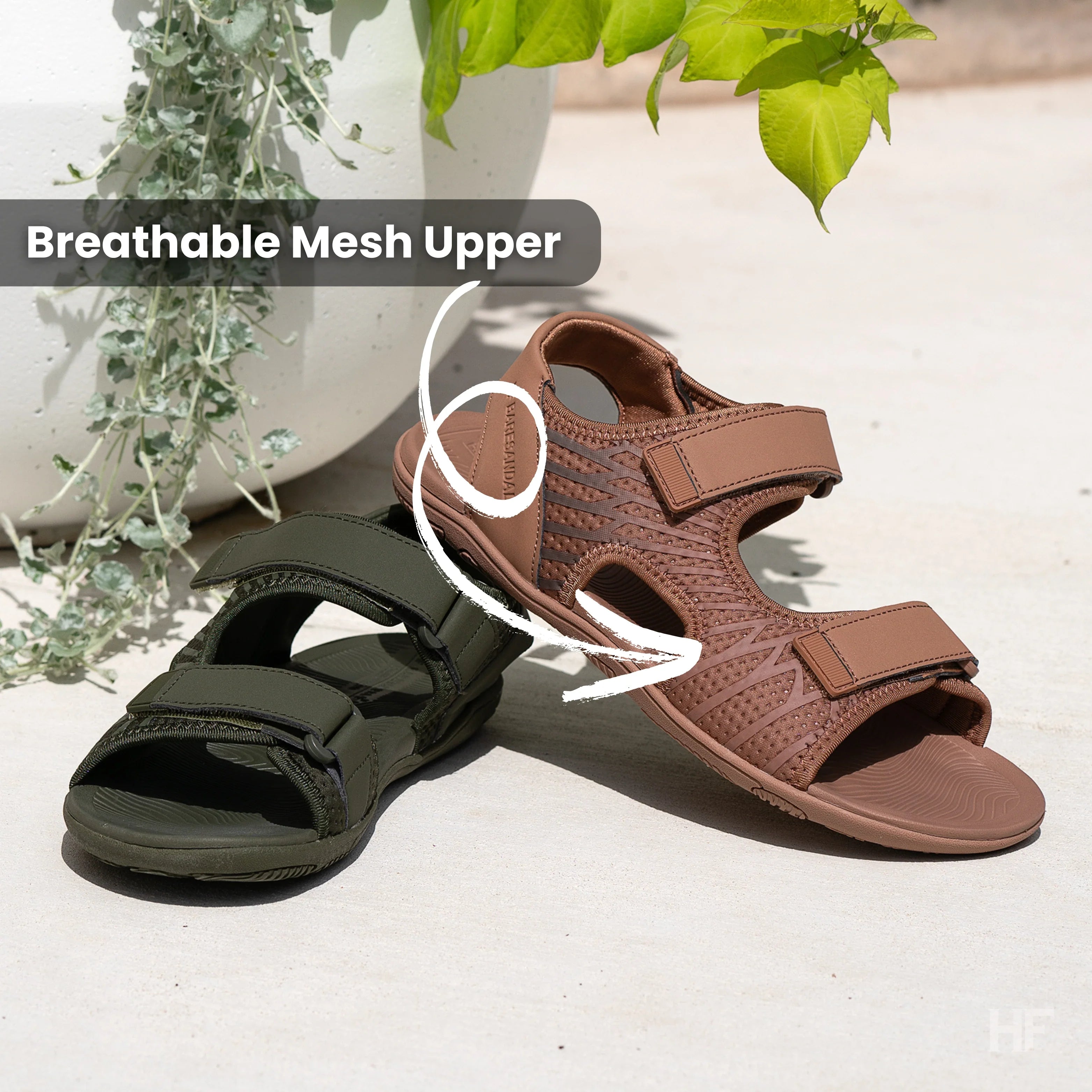 HF Baresandals III – Ergonomic Footbed & Ultra-Lightweight Barefoot Sandals (Unisex)