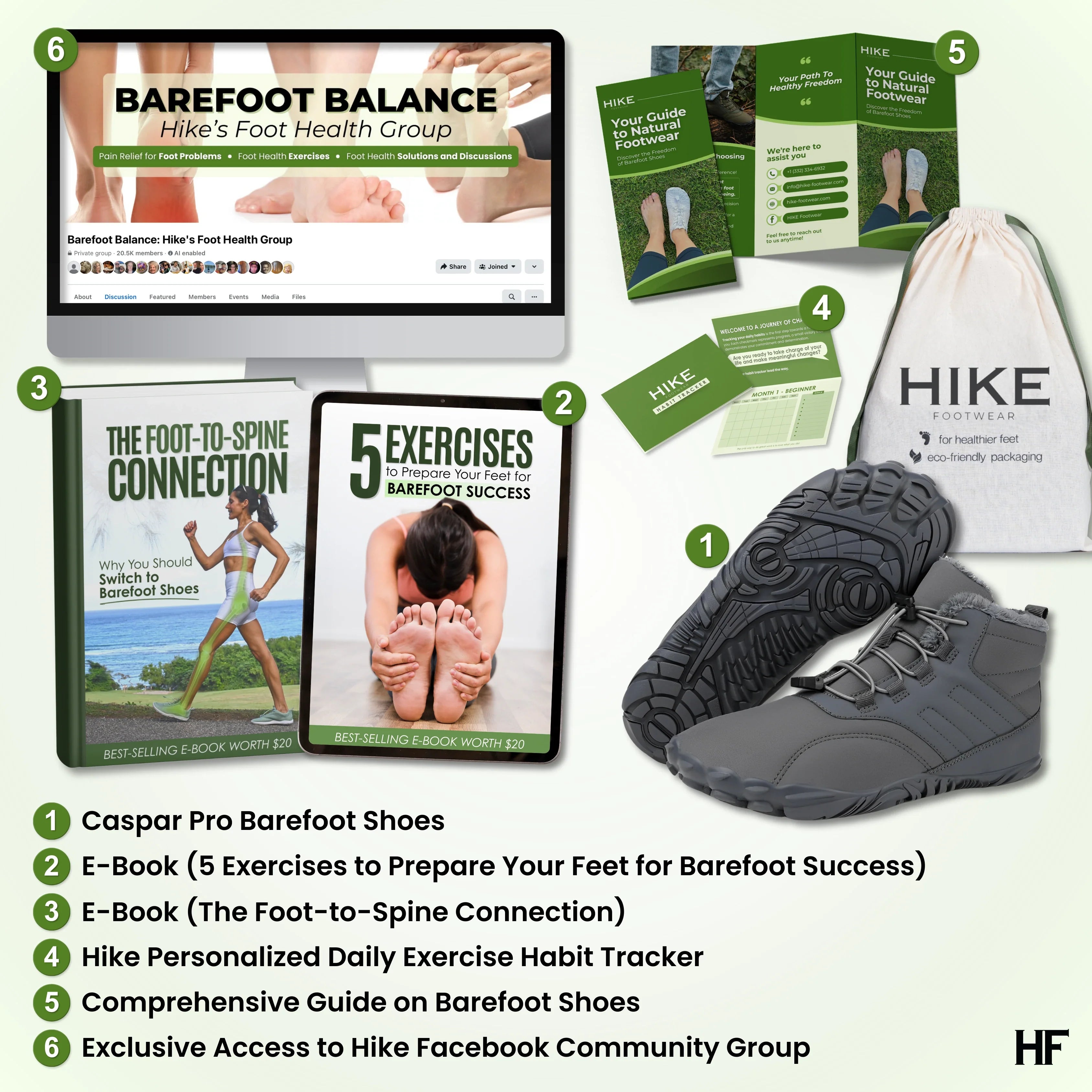 Caspar Pro - antislip & waterdichte winter Barefoot Shoe (Unisex)