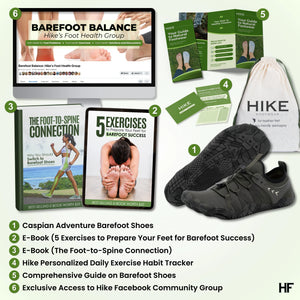 Caspian Adventure - outdoor & antislip barefoot schoenen (Heren)