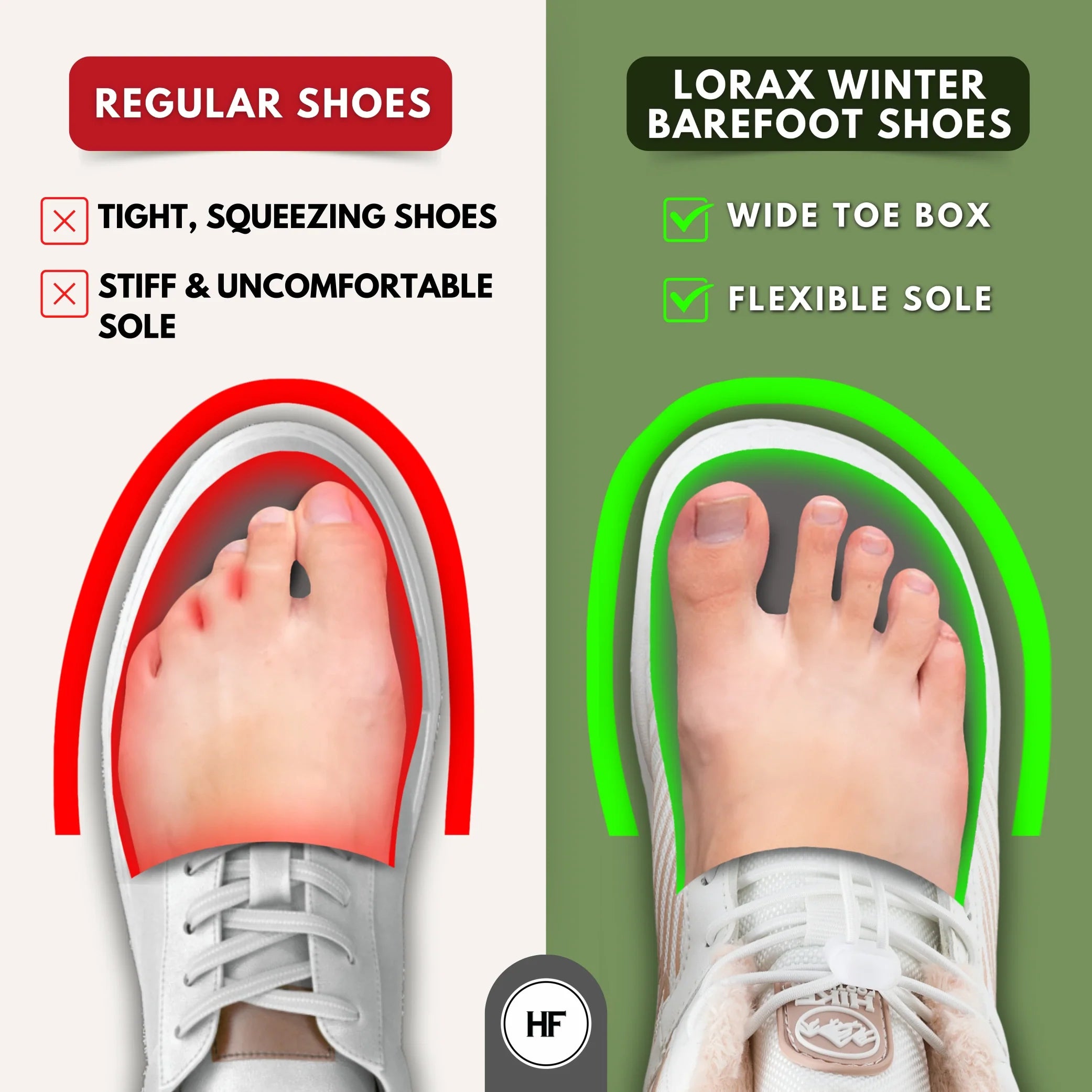 Lorax winter – ergonomische & ondersteunende winter barefoot schoenen (Unisex)