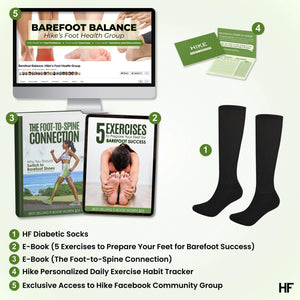 HF Diabetic Comfort Socks - Moisture-Wicking Technology for Enhanced Blood Circulation
