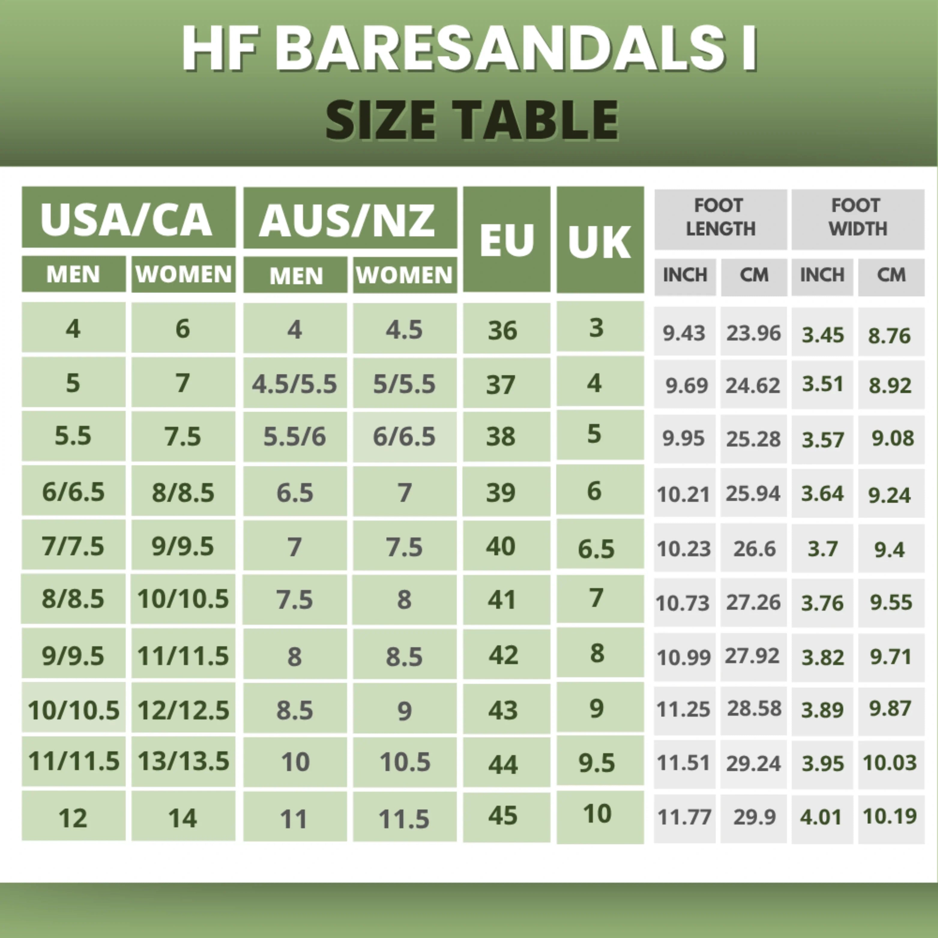 HF Baresandals I - Ergonomisch Voetbed & Ultra-Lichtgewicht Barefoot Sandalen (Unisex)
