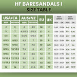 HF Baresandals I – Ergonomic Footbed & Ultra-Lightweight Barefoot Sandals (Unisex)