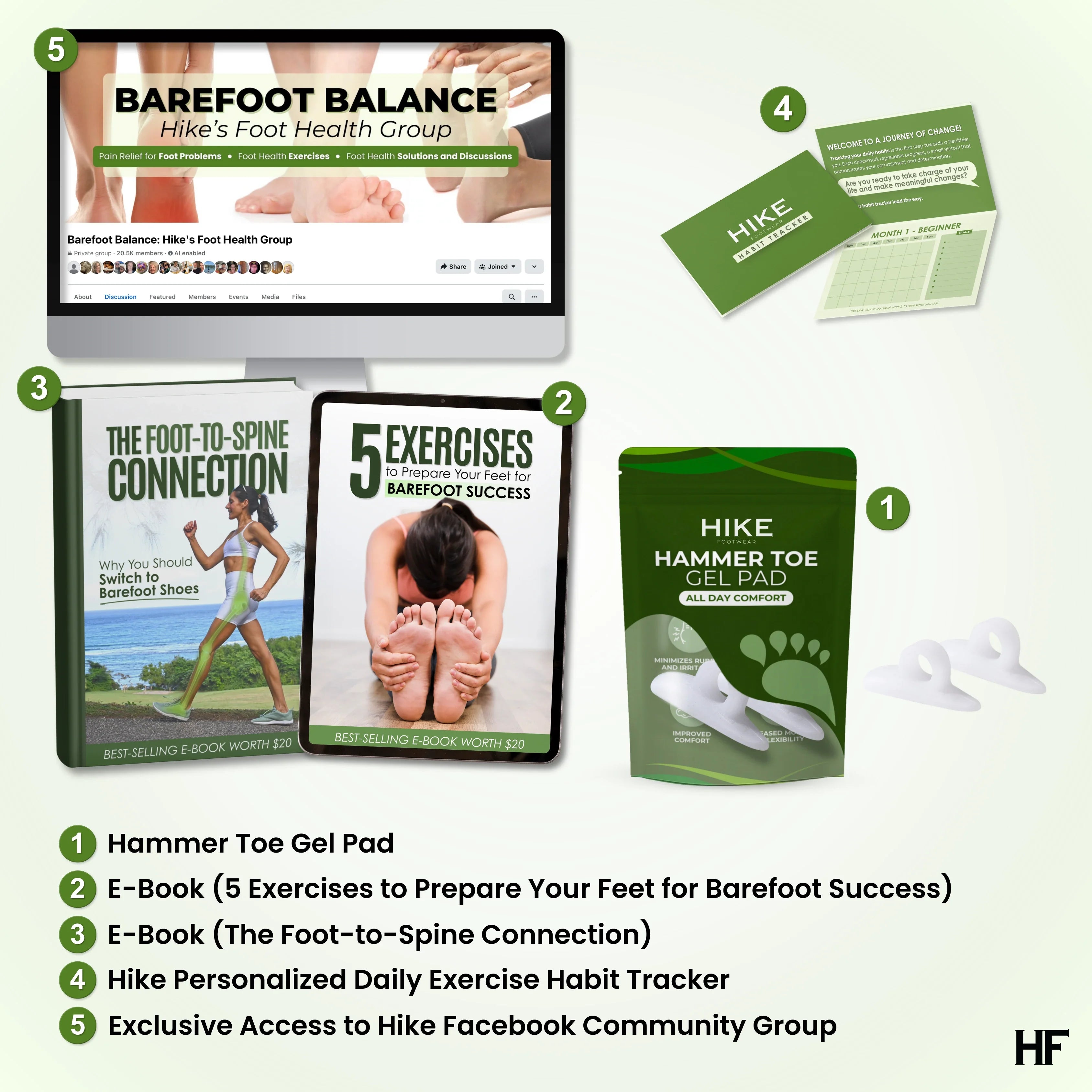 HF Hammer Toe Gel Pad – For Everyday Comfort & Protection