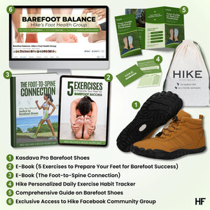 Kasdava Pro -  Non-slip & Water-resistant Winter Barefoot Shoe (Unisex)
