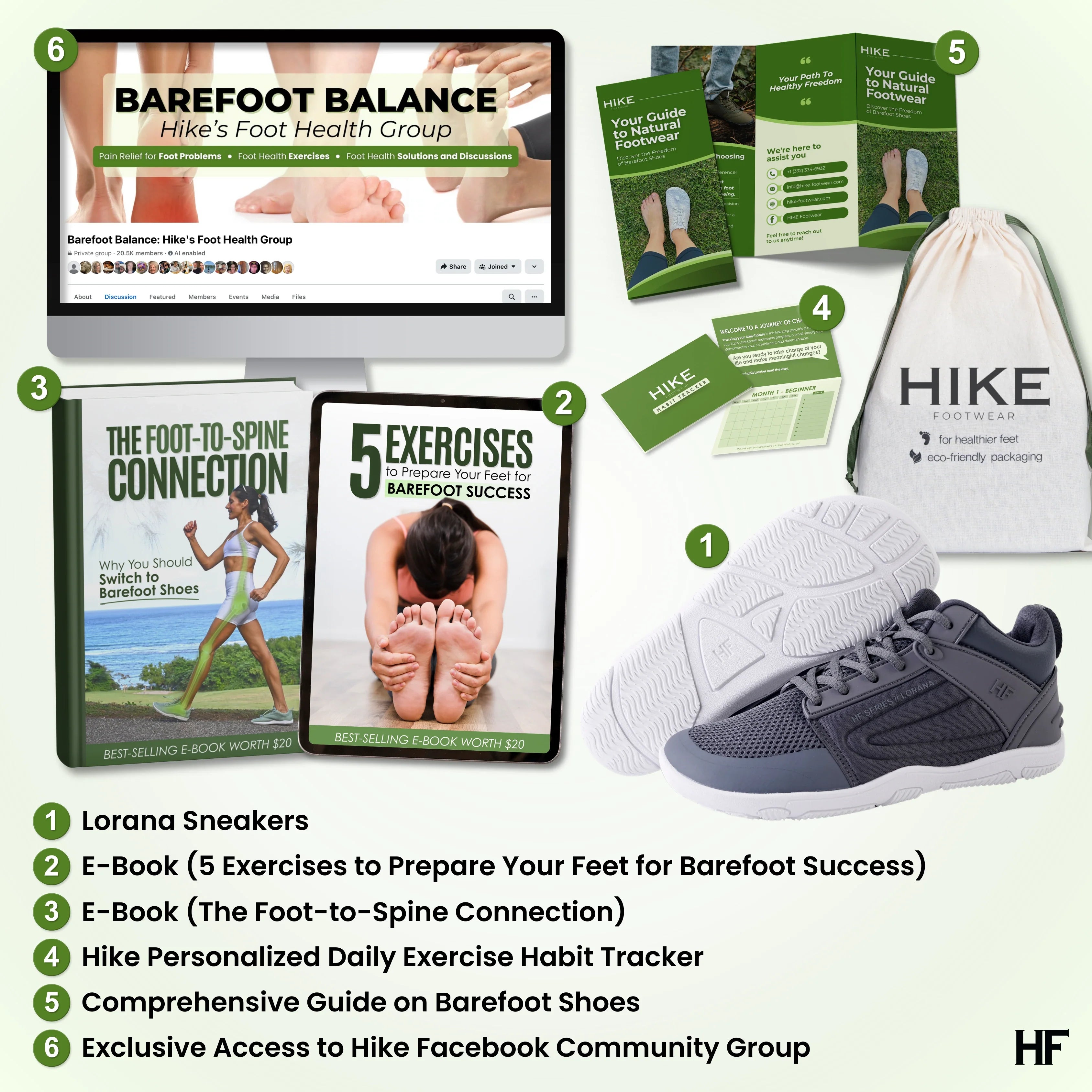 Lorana Barefoot Sneakers: Ergonomic, Flexible, Lightweight, Wide Toe Box, Natural Comfort