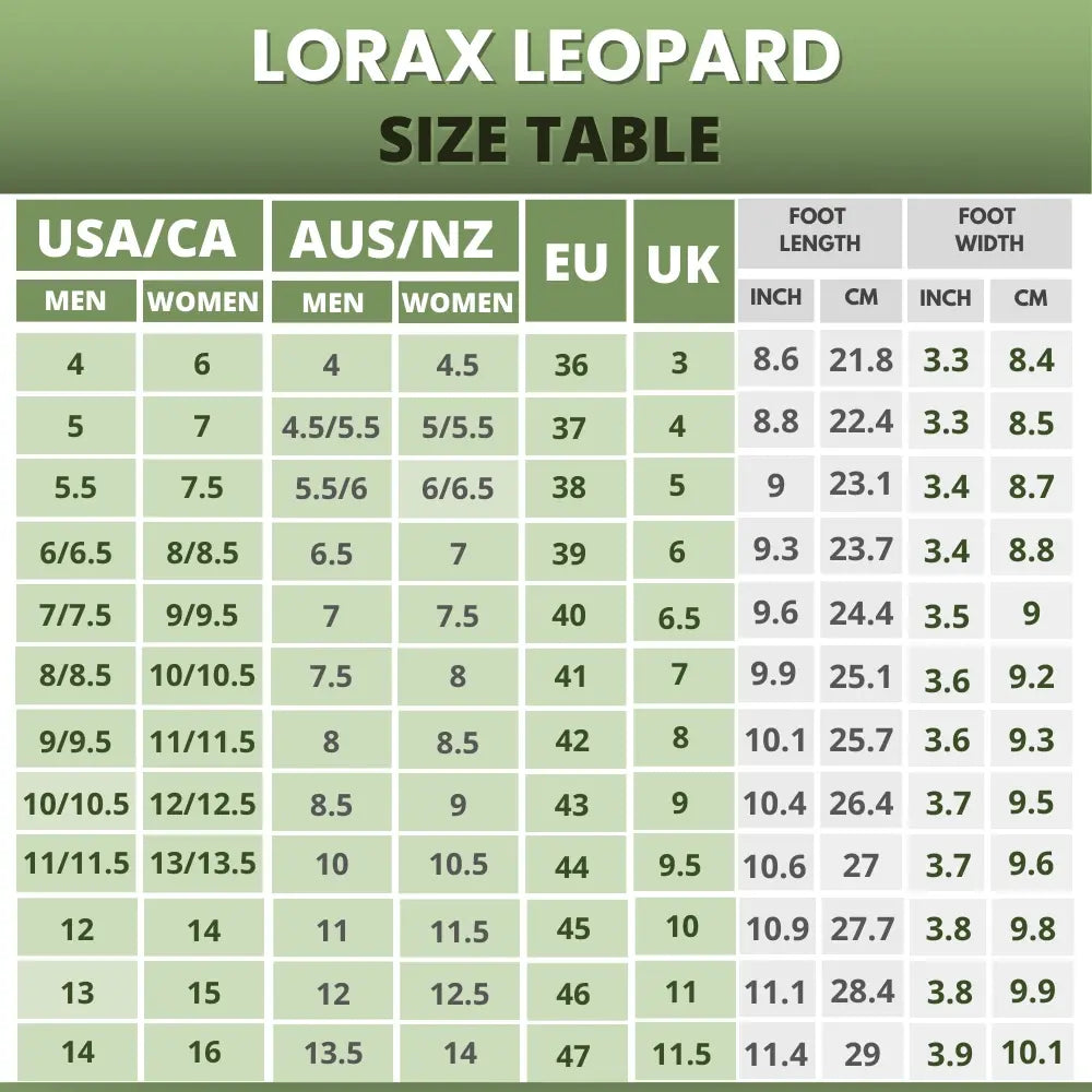 Lorax Leopard – Gezonde & antislip barefoot schoenen (Unisex) [Gelimiteerde Editie]