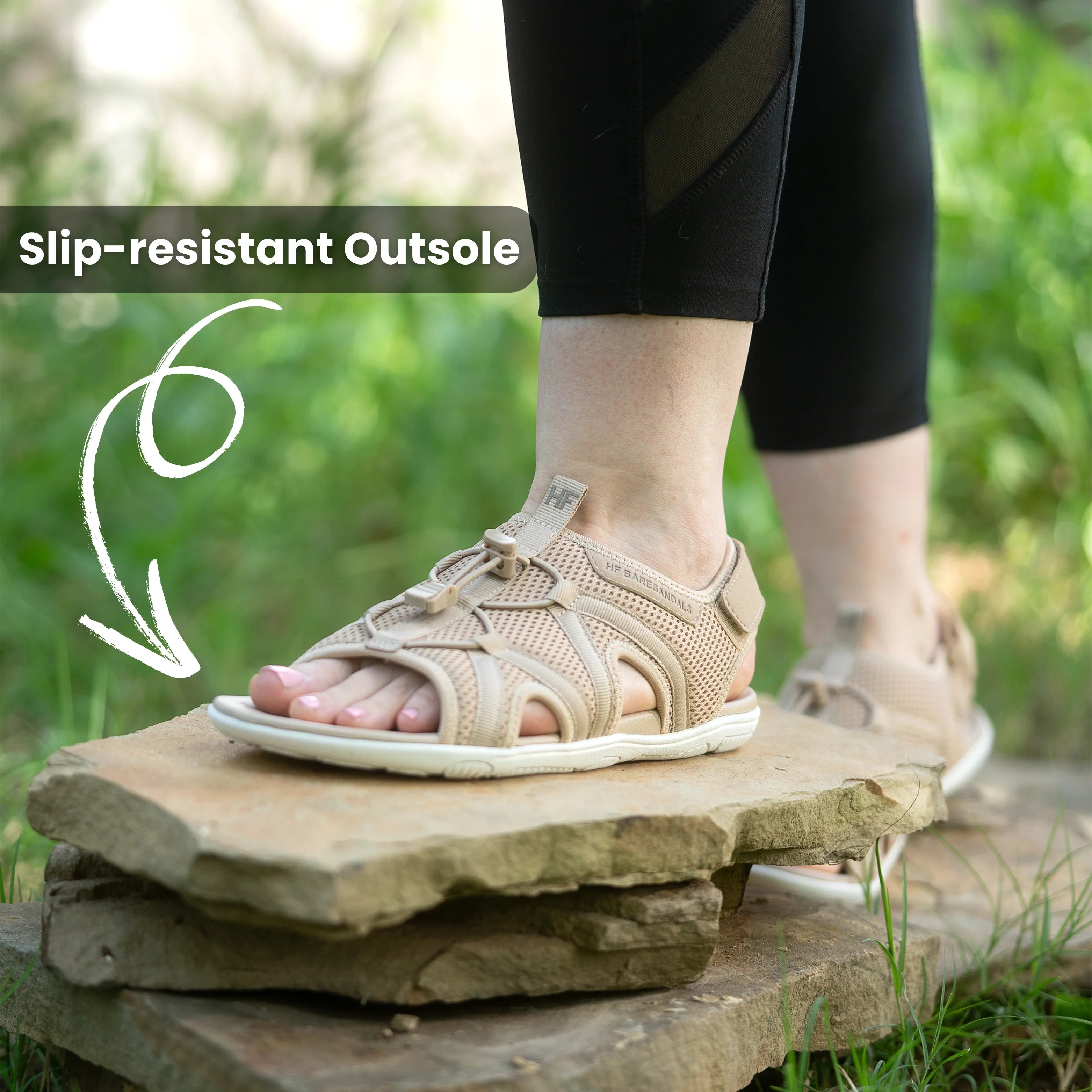 HF Baresandals II – Ergonomic Footbed & Ultra-Lightweight Barefoot Sandals (Unisex)