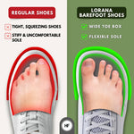 Lorana Barefoot Sneakers: Ergonomic, Flexible, Lightweight, Wide Toe Box, Natural Comfort