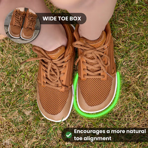 Lorana Barefoot Sneakers: Ergonomic, Flexible, Lightweight, Wide Toe Box, Natural Comfort