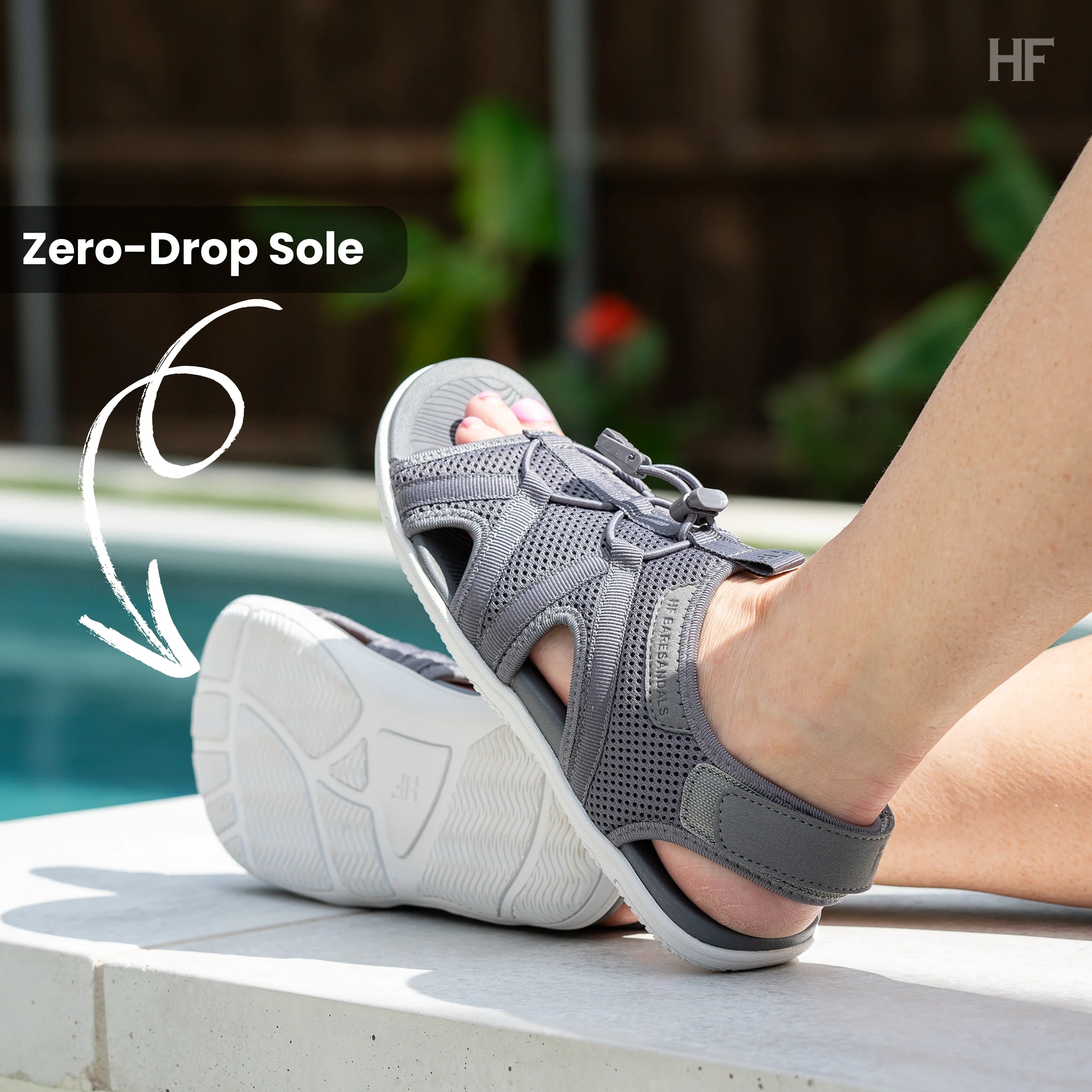 HF Baresandals II - Ergonomisch Voetbed & Ultra-Lichtgewicht Barefoot Sandalen (Unisex)